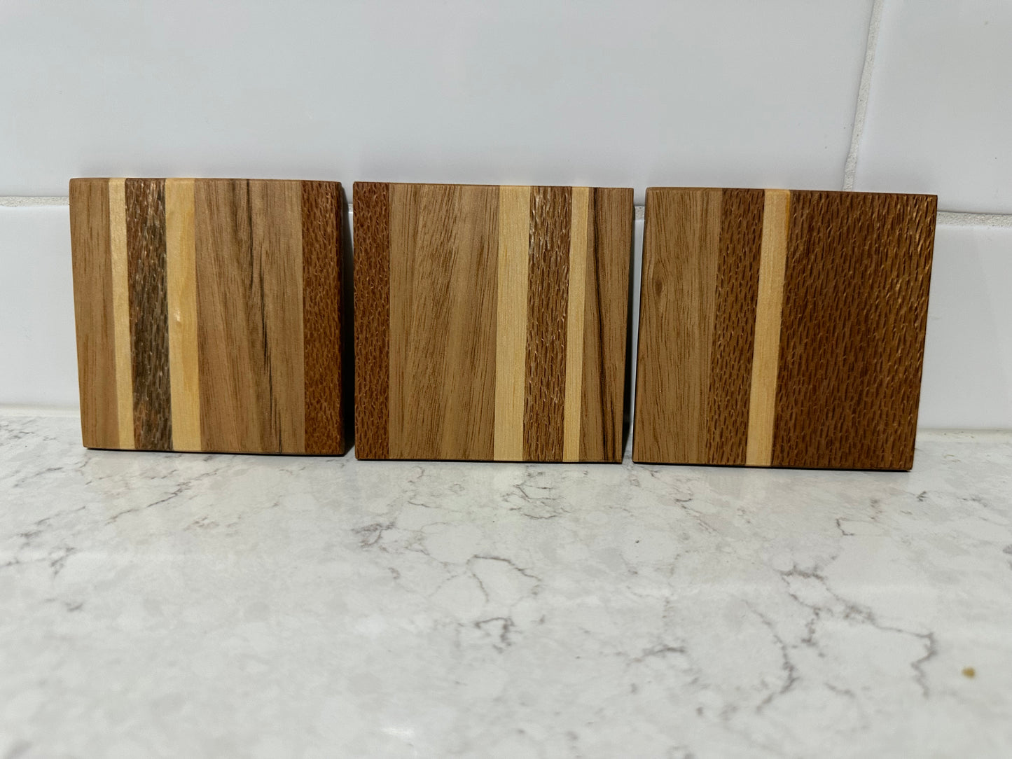 Australian Hardwood Coasters - 6 Set