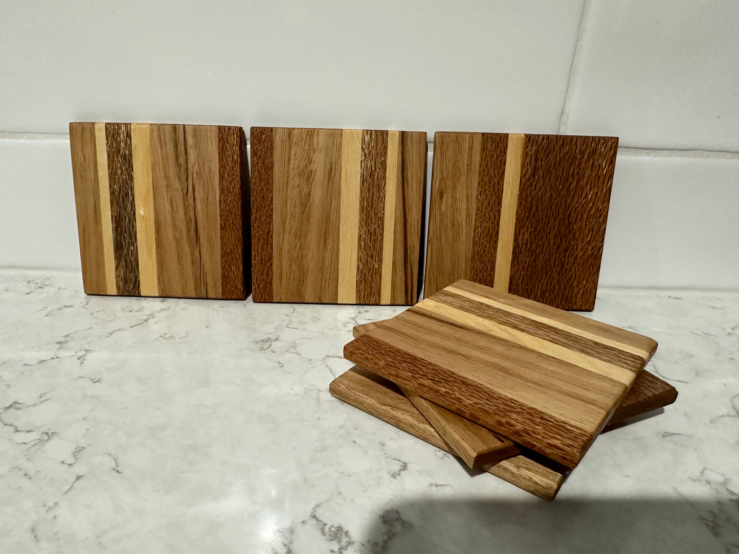 Australian Hardwood Coasters - 6 Set