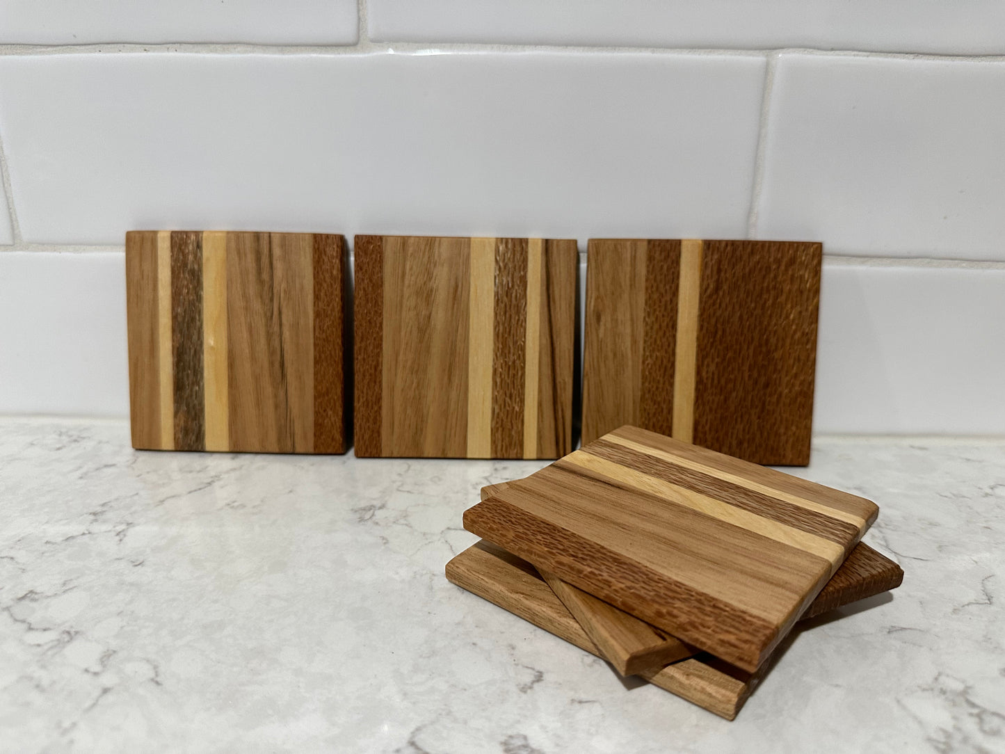 Australian Hardwood Coasters - 6 Set